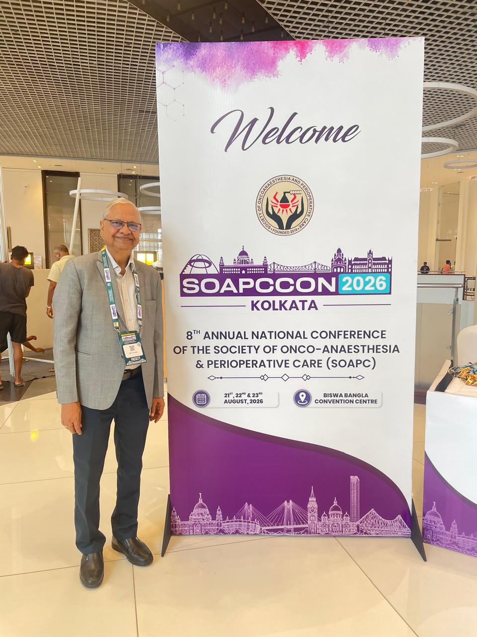 Dr. Jain at SOAPCCON 2026 Welcome